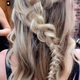 Someone’s hair. Screenshot via Snapchat.